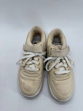 Nike Vandal Low Women’s Size 7 Beige White Gold Strap Sneakers 312492-912